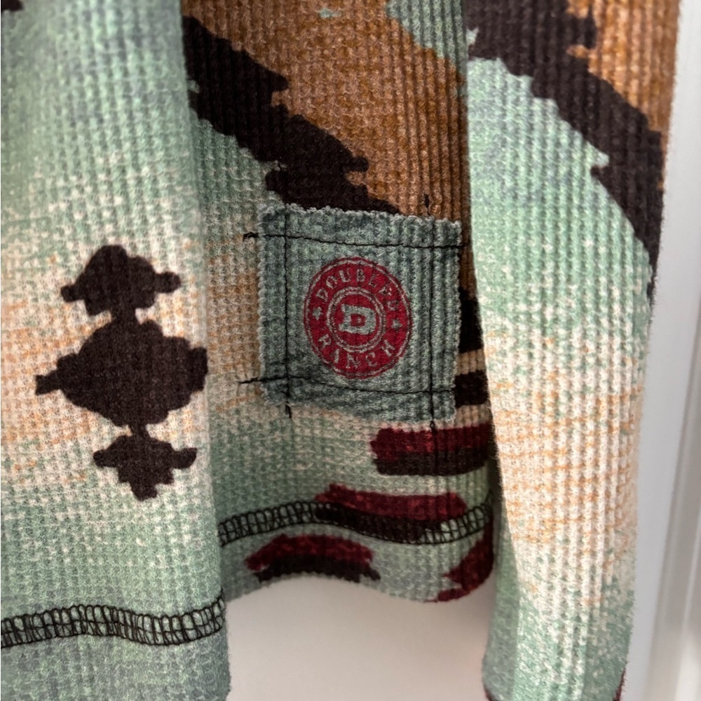 Double D Ranch Ranchwear Pack Saddle Blanket Top Western Rodeo - Picture 10 of 10